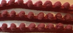 SHAKESPEARE'S PRIMITIVE RED MINI POM POM TRIM - 1 Yard